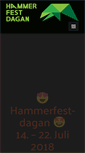 Mobile Screenshot of hammerfestdagan.no